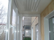 Внутреняя отделка балкона пластиковыми панелями